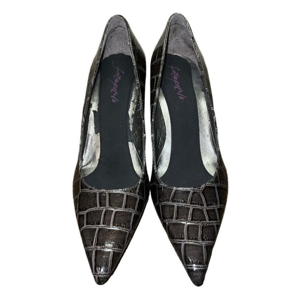 Women's Bandolino Boberrys Grey Heels Size 5.5 M